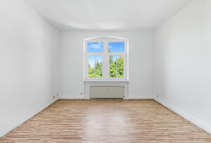 Schlafzimmer mit Naturblick